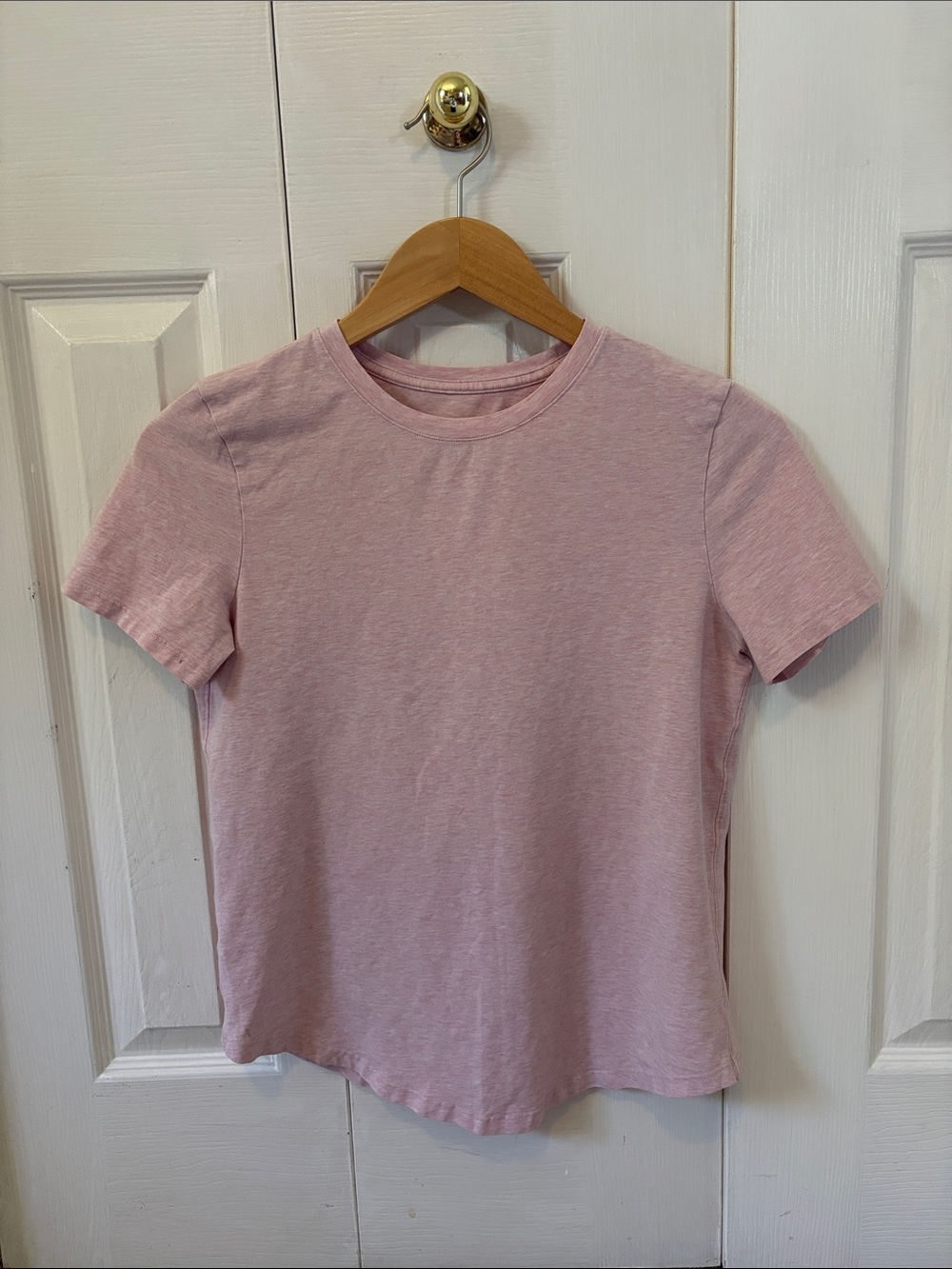 lululemon athletica Short Sleeve Crewneck Tee in Light Pink